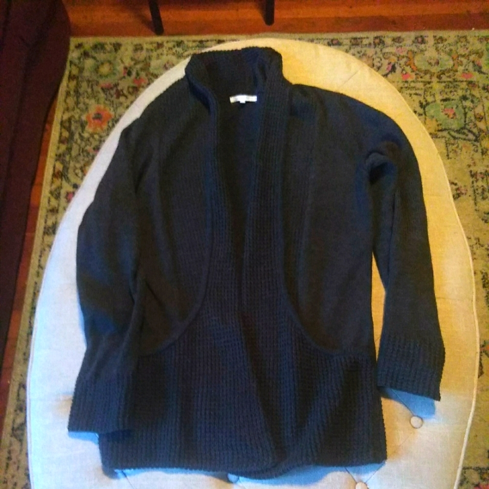Linda Matthews open cardigan sz M